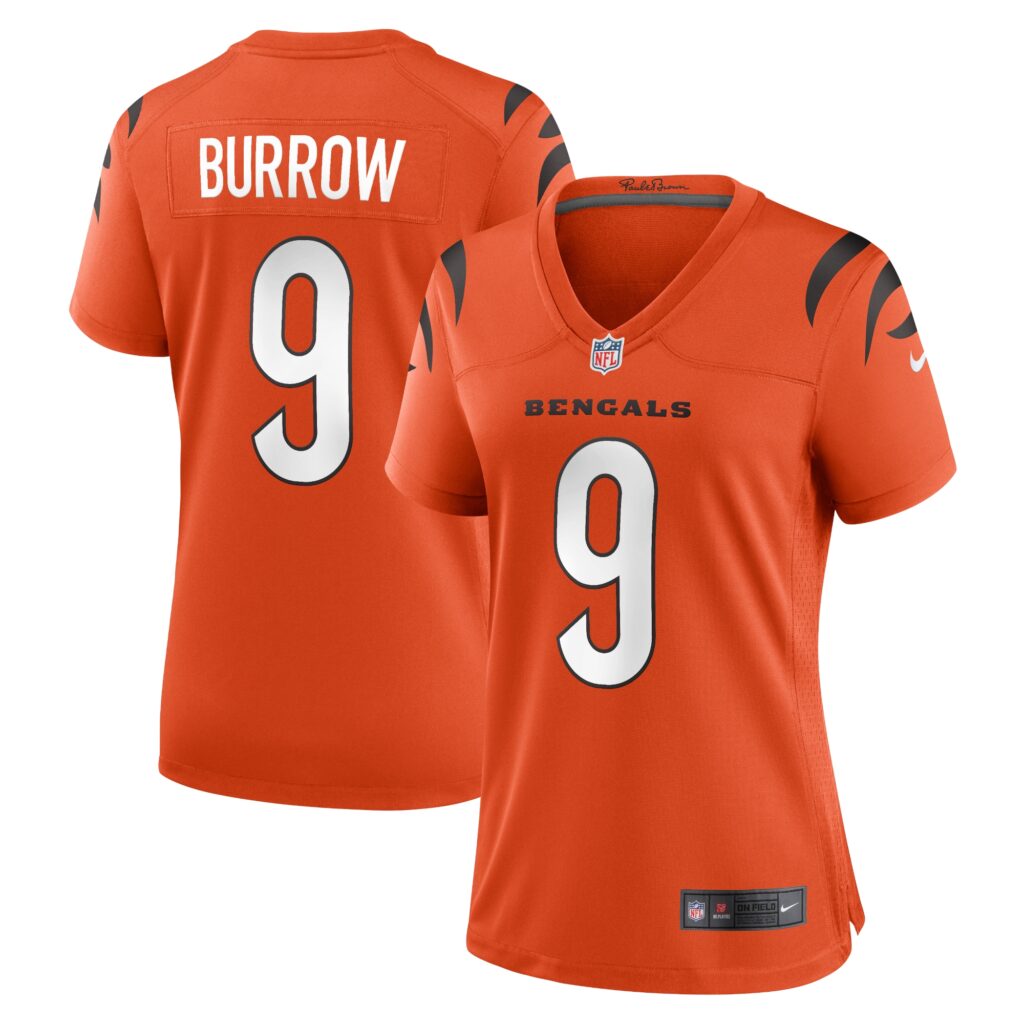Joe Burrow Cincinnati Bengals Nike Women's Alternate Game Jersey - Orange