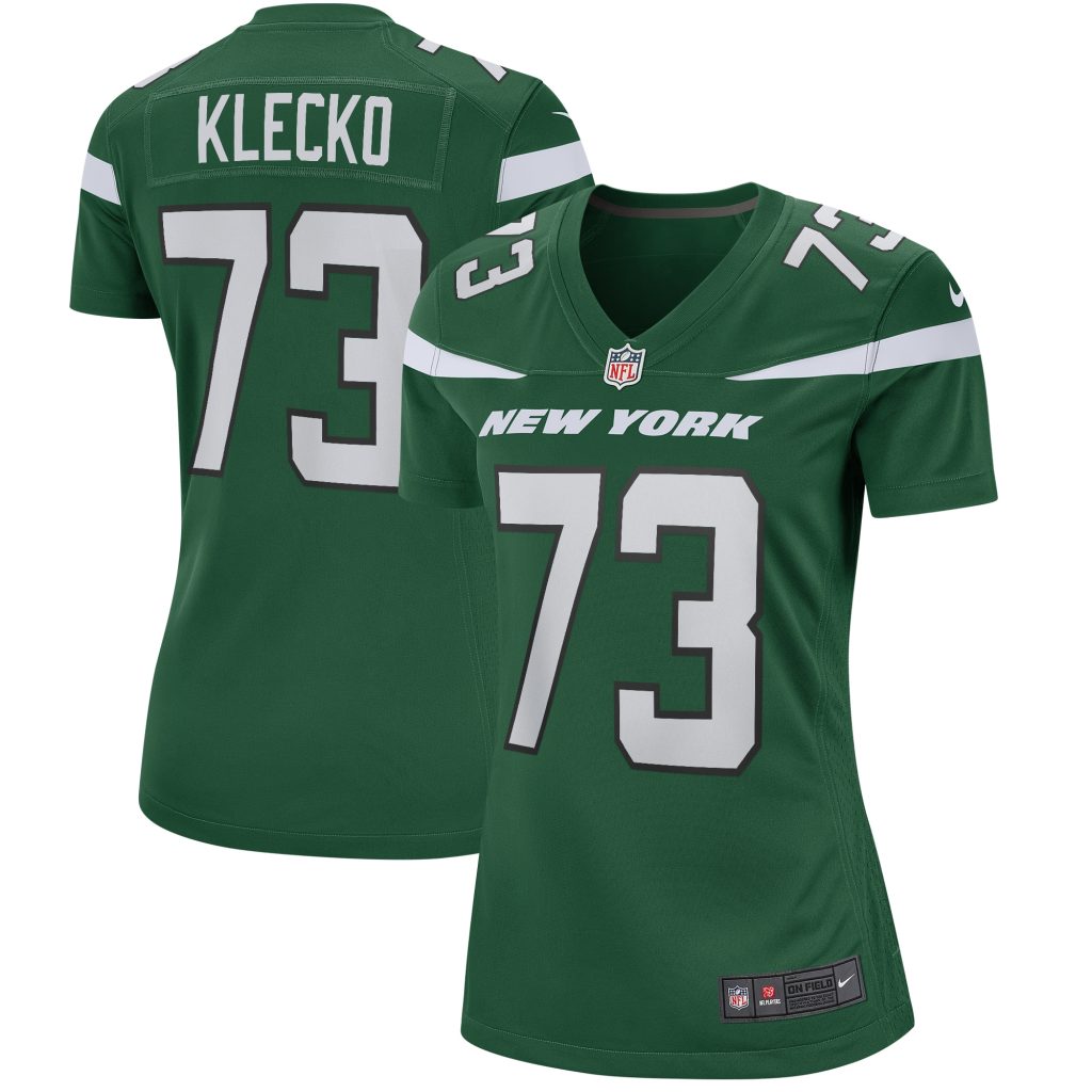 Women's New York Jets Joe Klecko Nike Gotham Green Game Retired Player Jersey