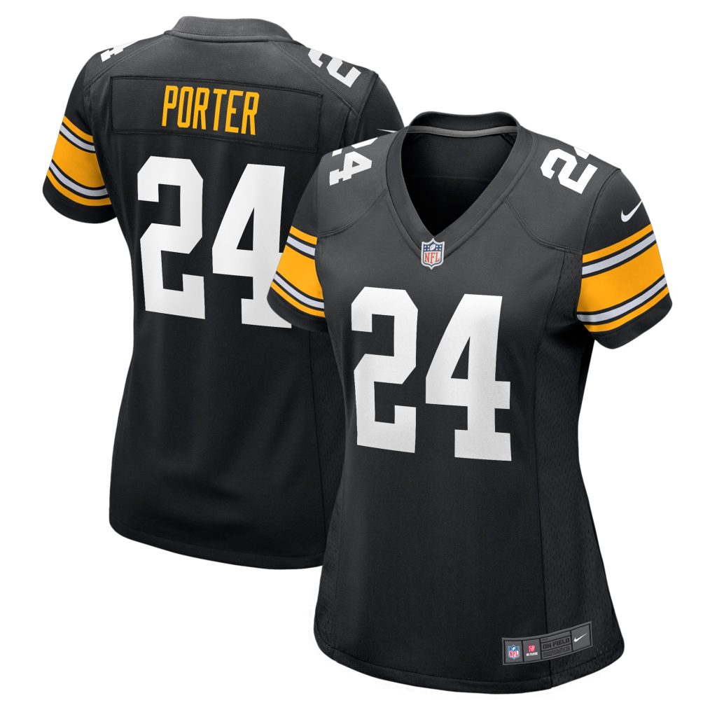 Women's Pittsburgh Steelers Joey Porter Jr. Nike Black Alternate Game Jersey