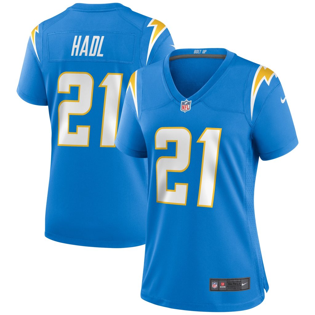 Women's Los Angeles Chargers John Hadl Nike Powder Blue Game Retired Player Jersey