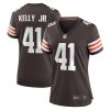Women's Cleveland Browns John Kelly Jr. Nike Brown Game Player Jersey