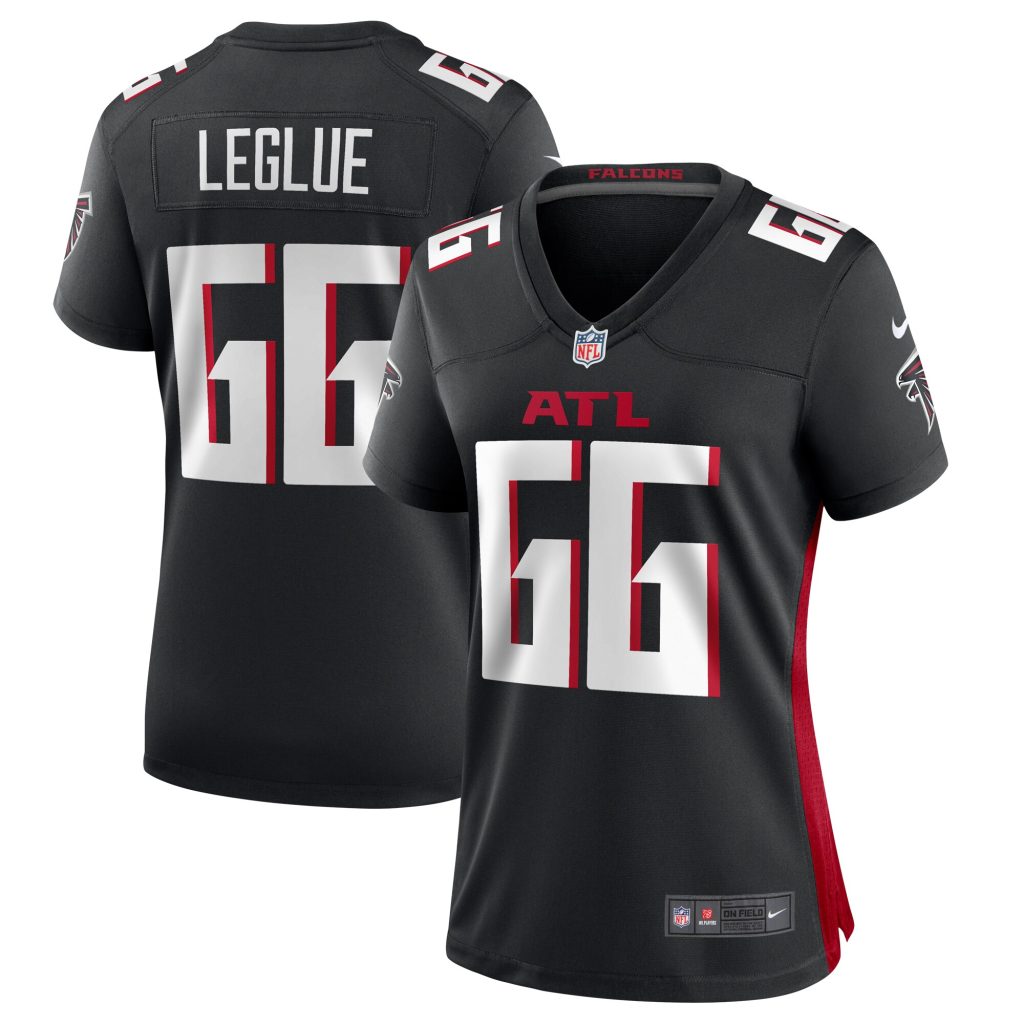 John Leglue Atlanta Falcons Nike Women's Team Game Jersey -  Black
