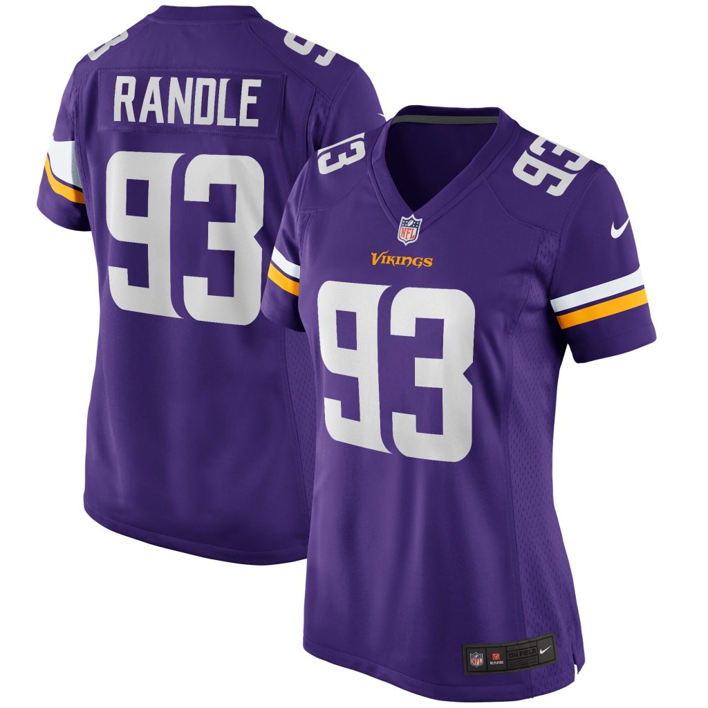 Women's Minnesota Vikings John Randle Nike Purple Game Retired Player Jersey