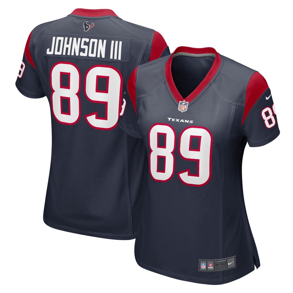 Women's Houston Texans Johnny Johnson III Nike Navy Game Player Jersey