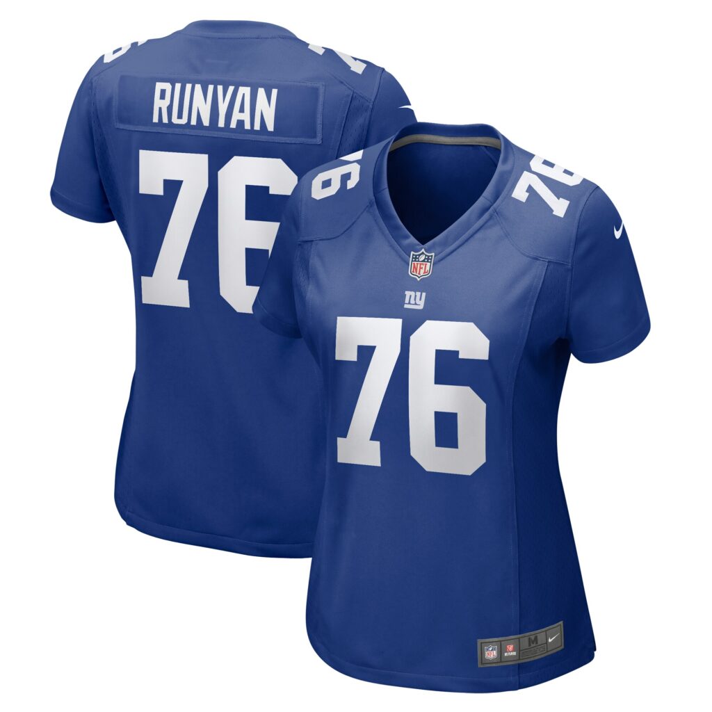 Jon Runyan New York Giants Nike Women's  Game Jersey -  Royal