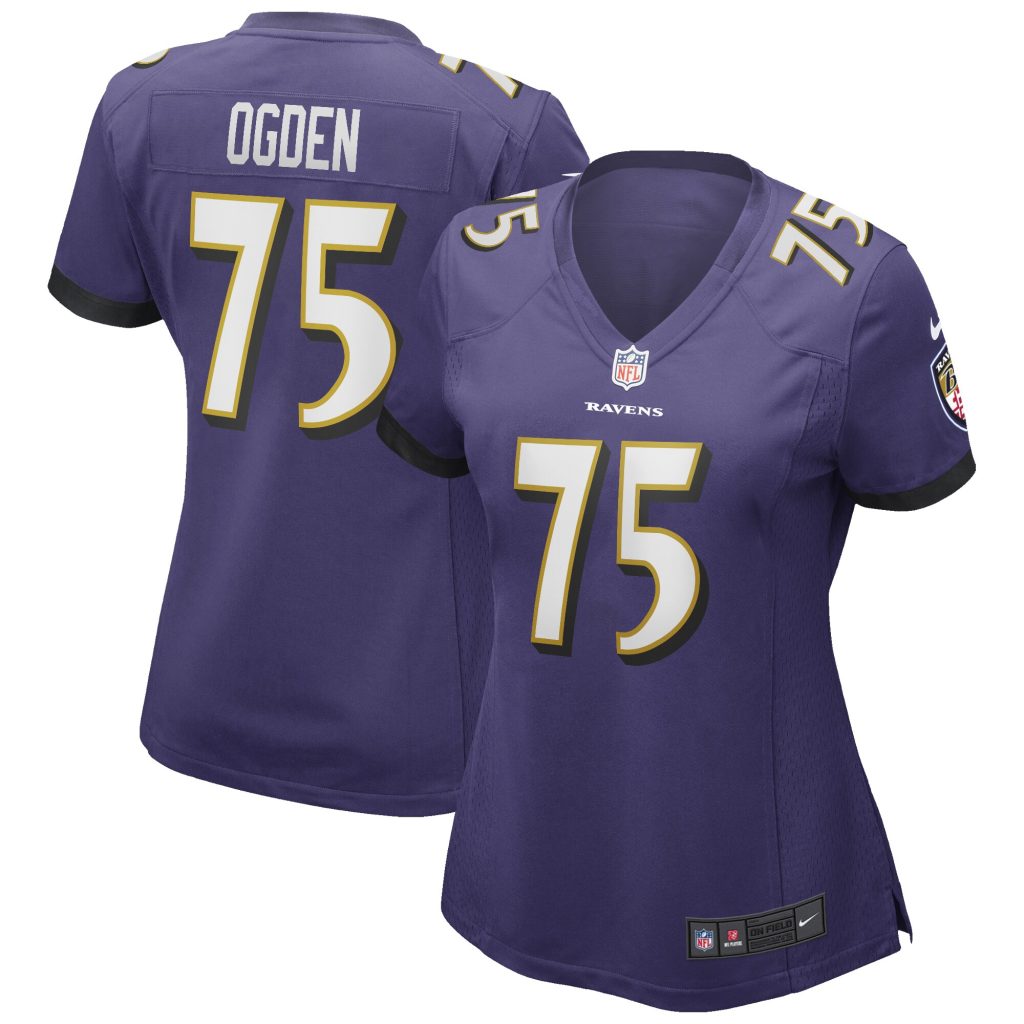 Women's Baltimore Ravens Jonathan Ogden Nike Purple Game Retired Player Jersey