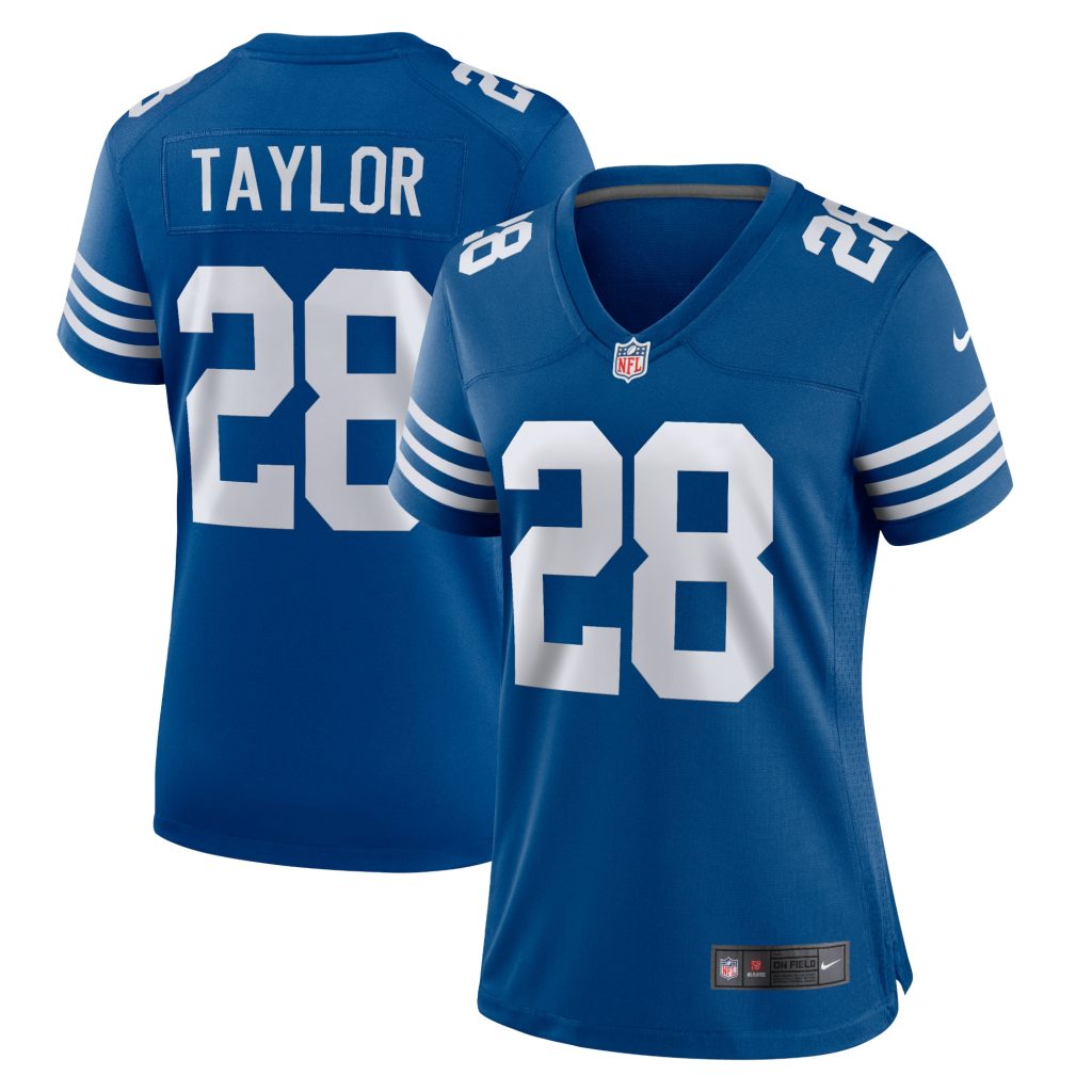 Women's Indianapolis Colts Jonathan Taylor Nike Royal Alternate Game Jersey