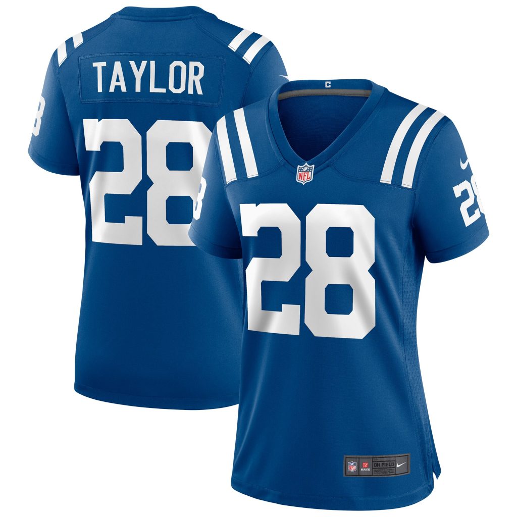 Women's Indianapolis Colts Jonathan Taylor Nike Royal Game Jersey