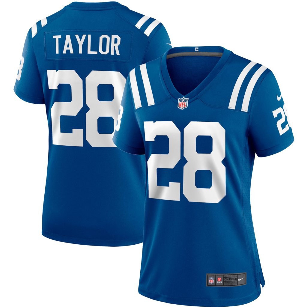 Women's Indianapolis Colts Jonathan Taylor Nike Royal Player Game Jersey