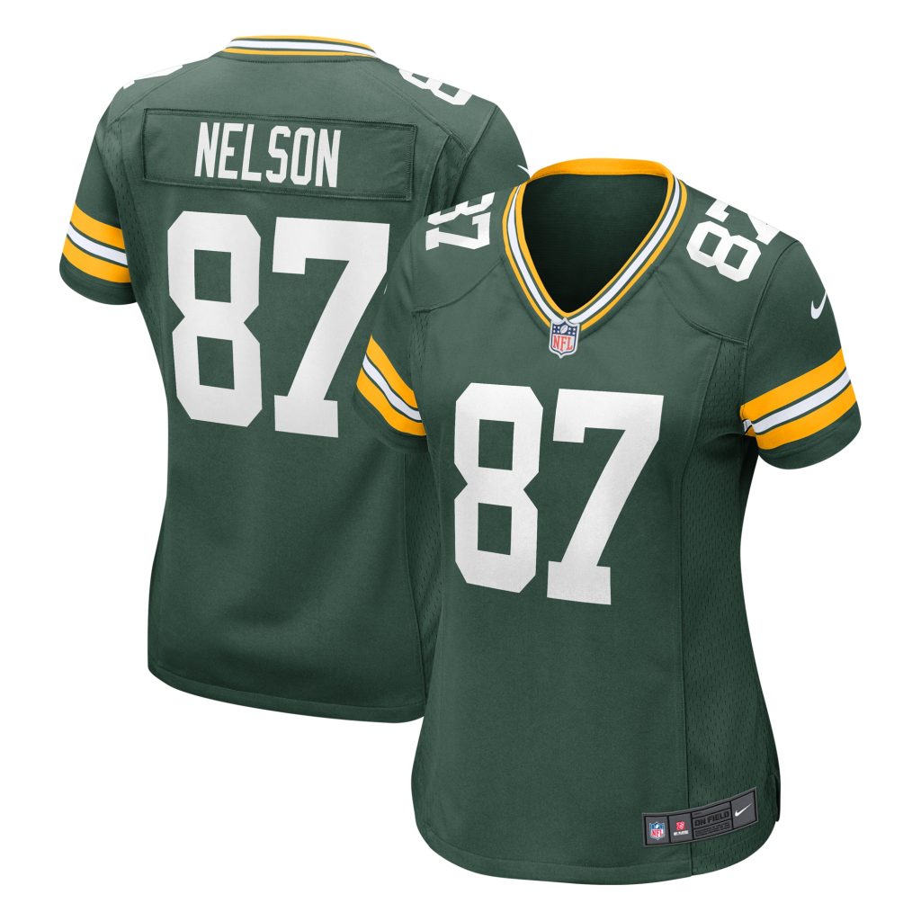 Women's Green Bay Packers Jordy Nelson Nike Green Retired Game Jersey