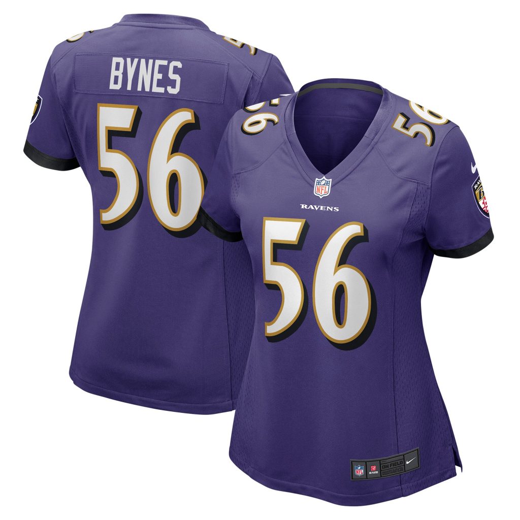 Women's Baltimore Ravens Josh Bynes Nike Purple Game Jersey