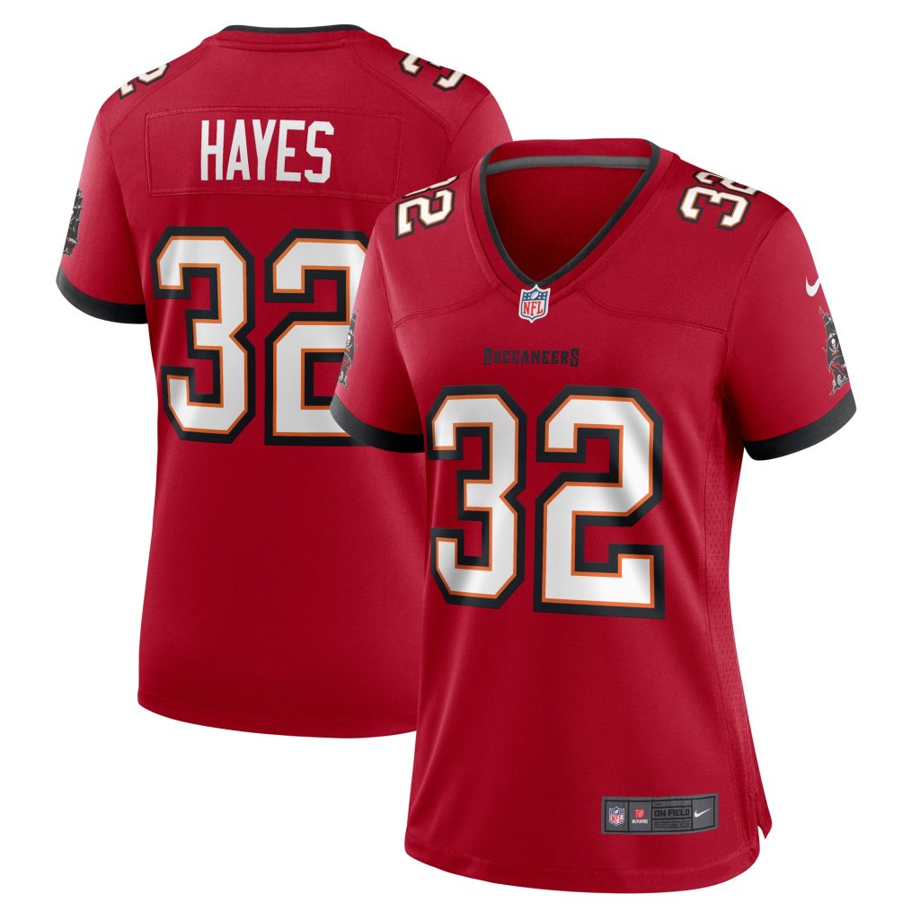 Josh Hayes Tampa Bay Buccaneers Nike Women's  Game Jersey -  Red