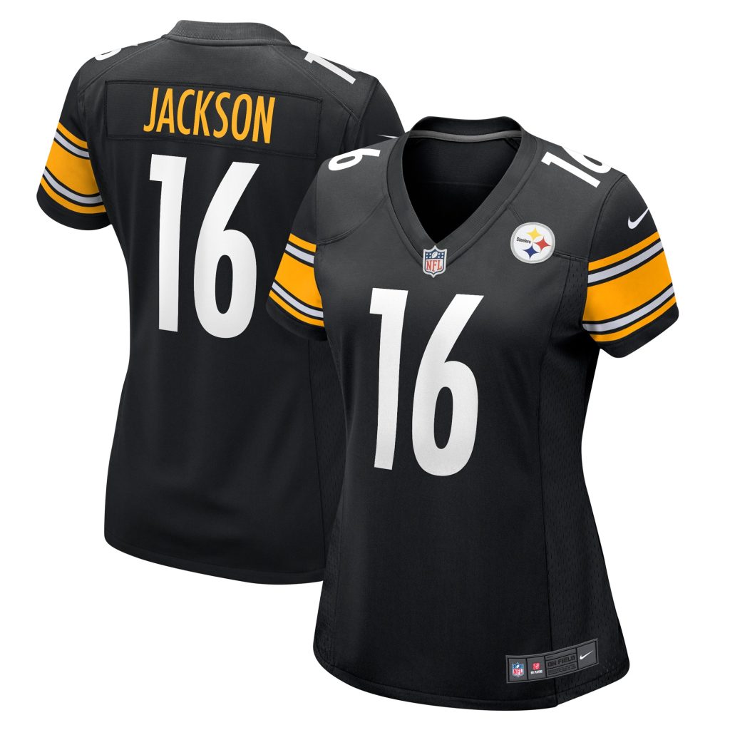 Women's Pittsburgh Steelers Josh Jackson Nike Black Game Player Jersey