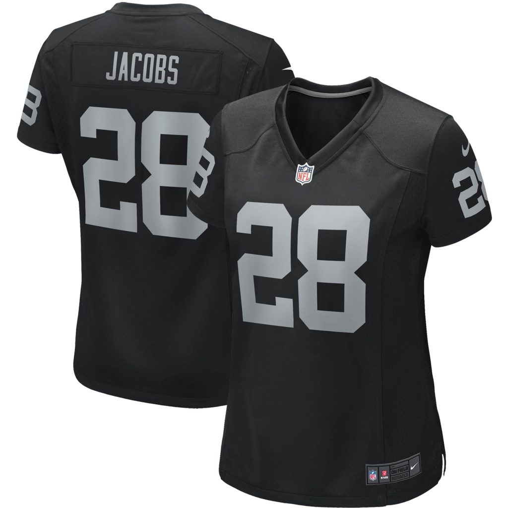 Women's Nike Josh Jacobs Black Las Vegas Raiders Game Player Jersey