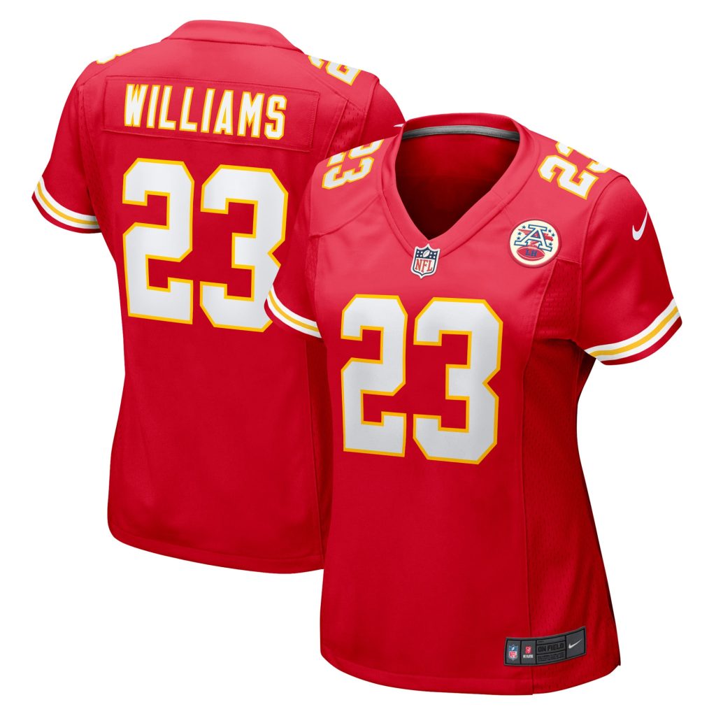 Women's Kansas City Chiefs Joshua Williams Nike Red Game Player Jersey