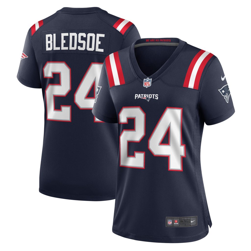 Women's New England Patriots Joshuah Bledsoe Nike Navy Game Player Jersey