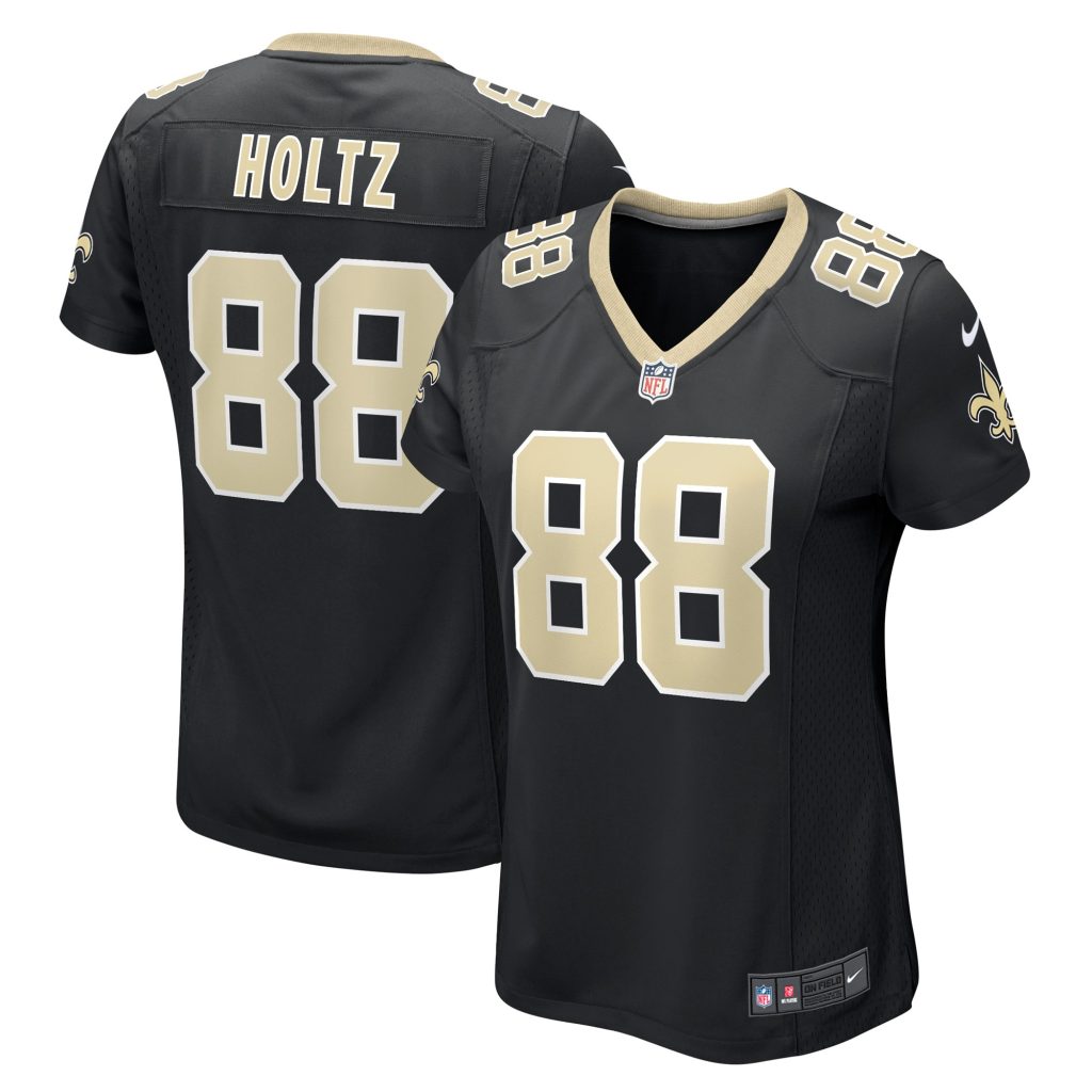 Women's New Orleans Saints J.P. Holtz Nike Black Game Player Jersey