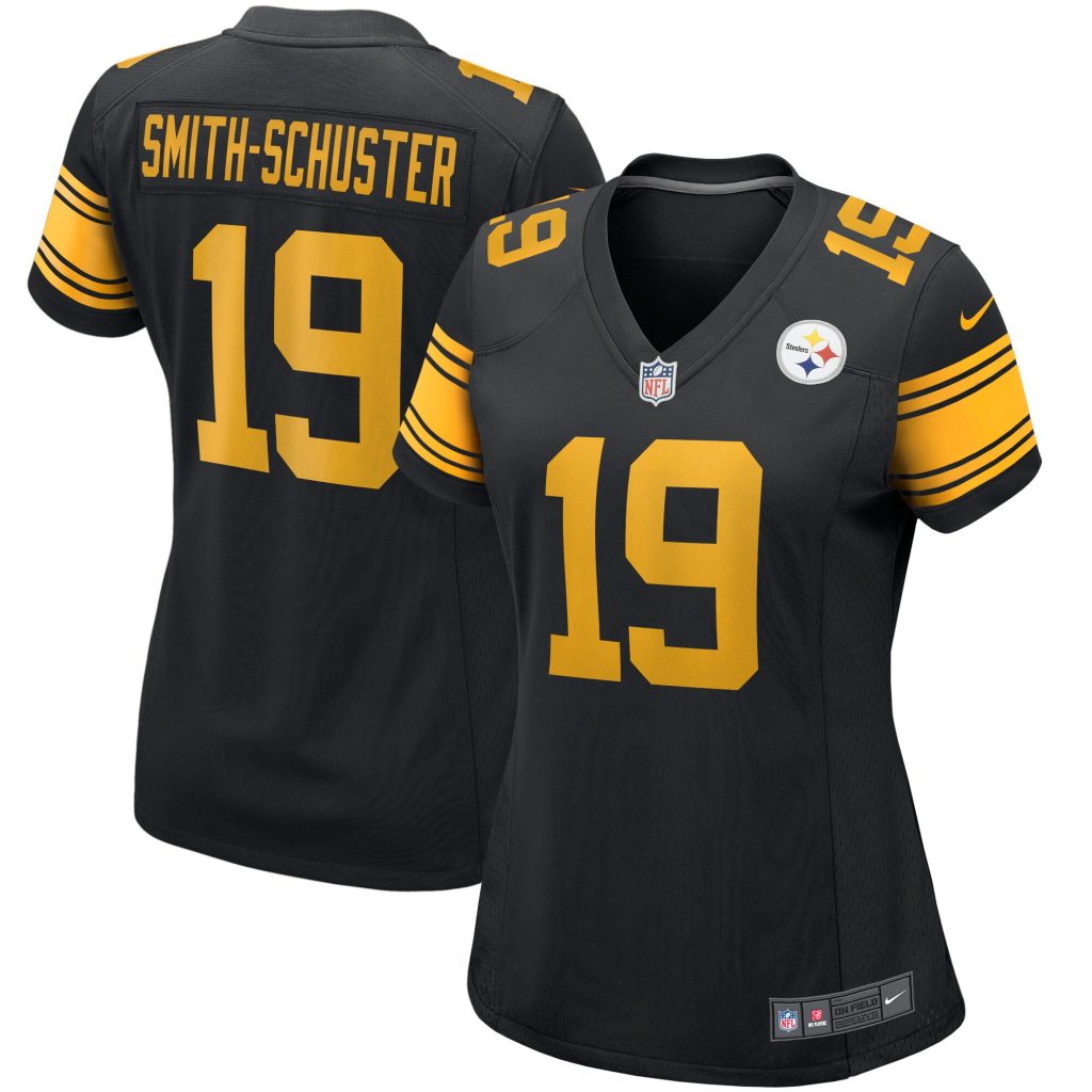 Women's Nike JuJu Smith-Schuster Black Pittsburgh Steelers Alternate Game Player Jersey