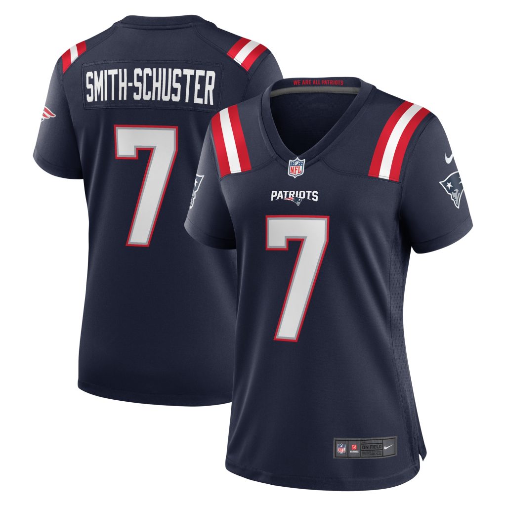 Women's New England Patriots JuJu Smith-Schuster Nike Navy Game Player Jersey