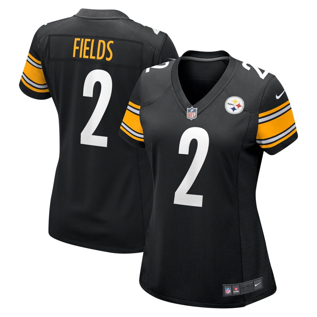Justin Fields Pittsburgh Steelers Nike Women's Game Player Jersey - Black