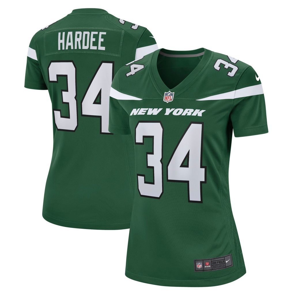 Women's New York Jets Justin Hardee Nike Gotham Green Game Jersey