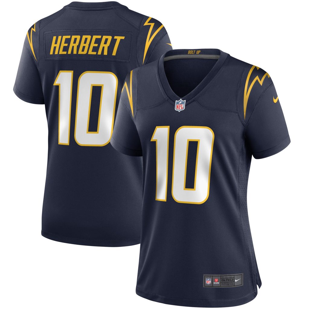 Women's Los Angeles Chargers Justin Herbert Nike Navy Game Jersey