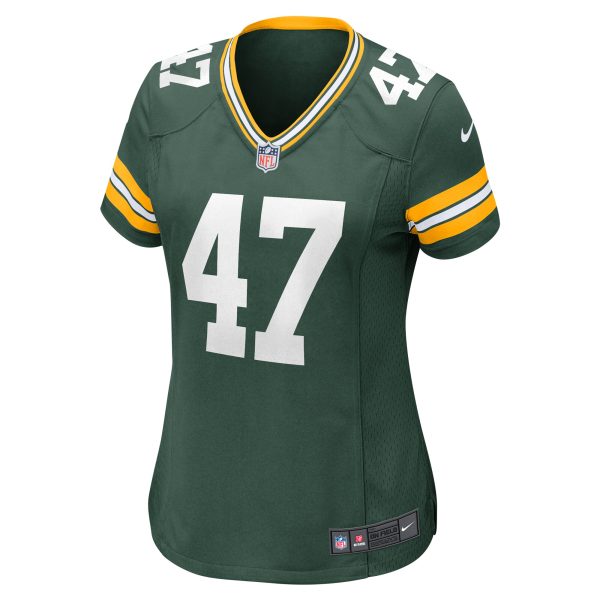 Women's Green Bay Packers Justin Hollins Nike Green Home Game Player Jersey