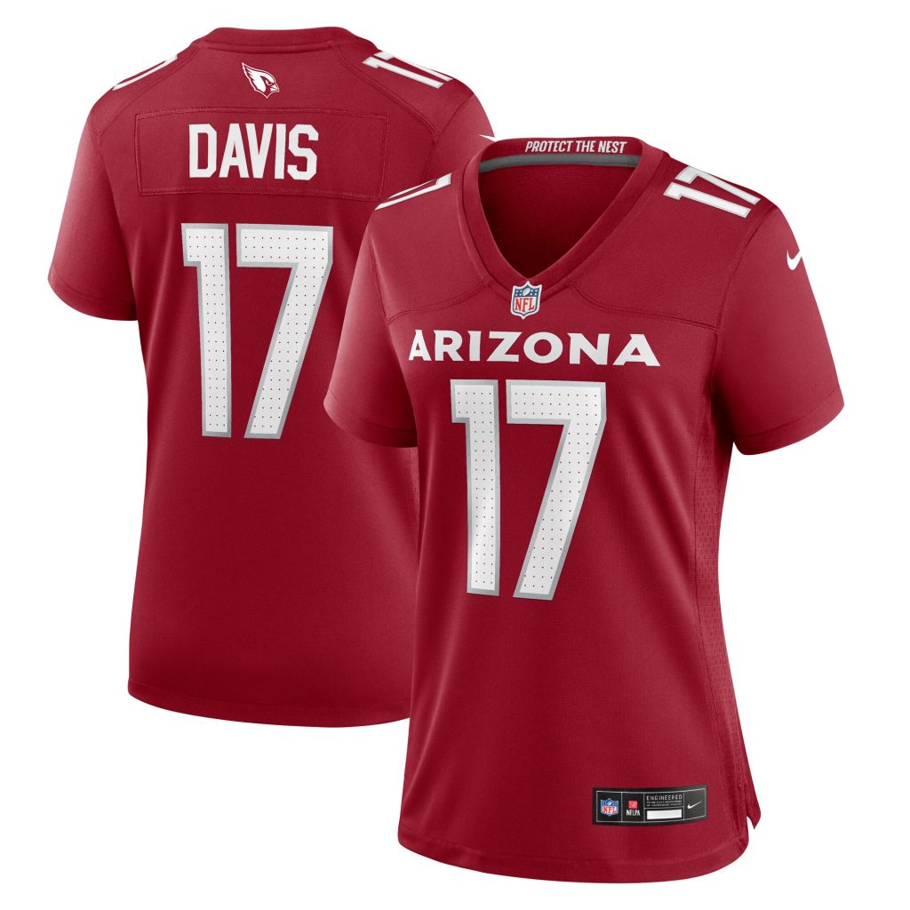 Kaden Davis Arizona Cardinals Nike Women's Team Game Jersey -  Cardinal