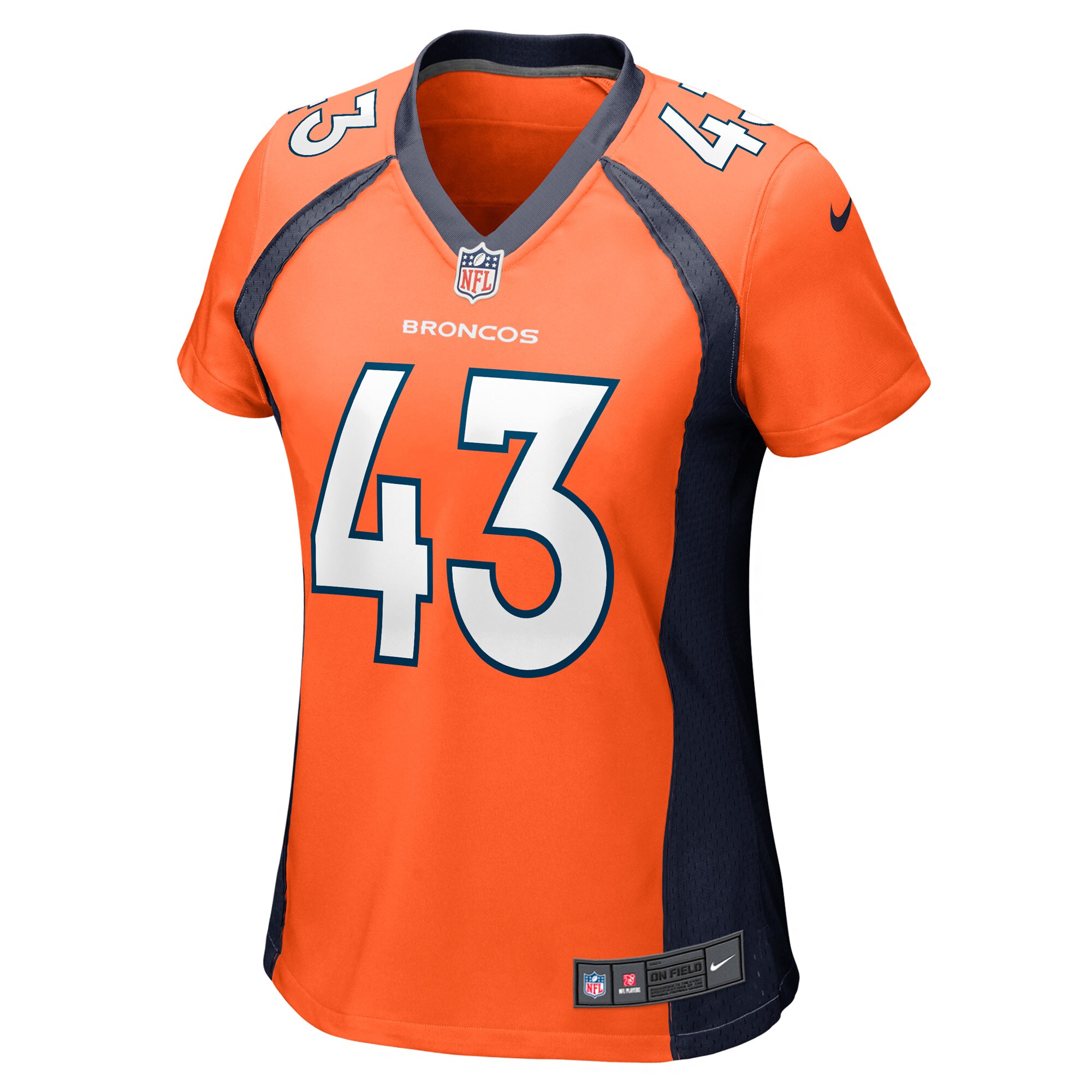 Women's Denver Broncos Kana'i Mauga Nike Orange Game Player Jersey