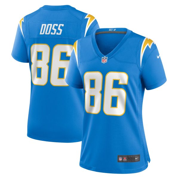 Women's Los Angeles Chargers Keelan Doss Nike Powder Blue Home Game Player Jersey