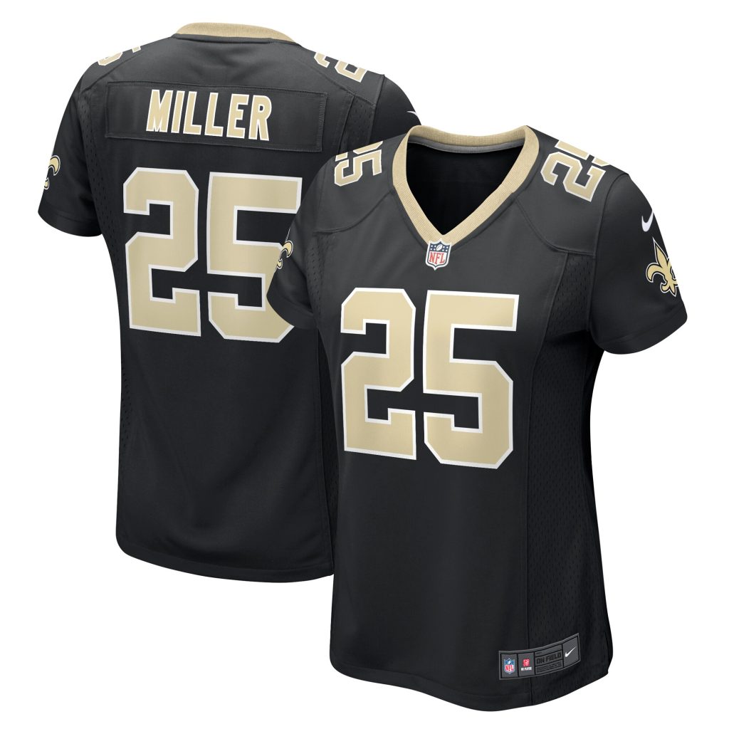 Kendre Miller New Orleans Saints Nike Women's Team Game Jersey -  Black