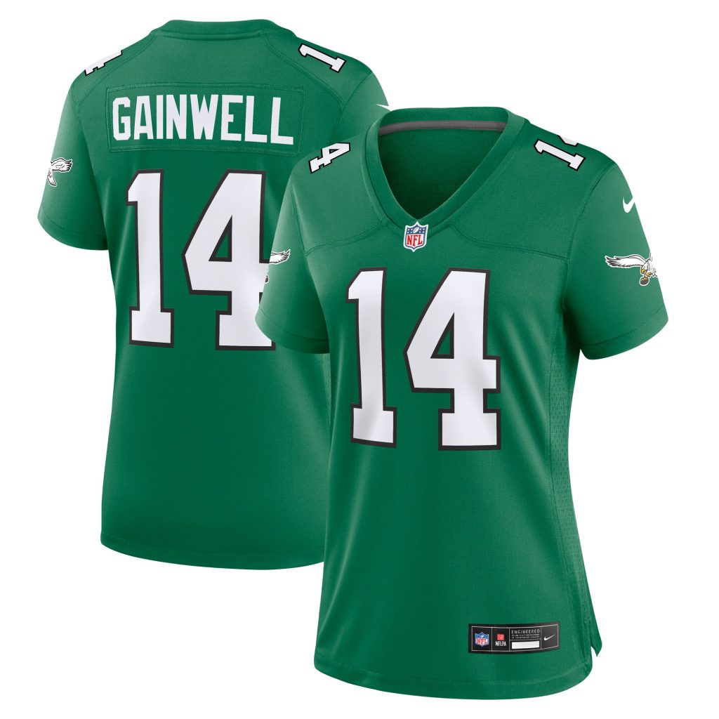 Kenneth Gainwell Philadelphia Eagles Nike Women's Alternate Game Jersey - Kelly Green
