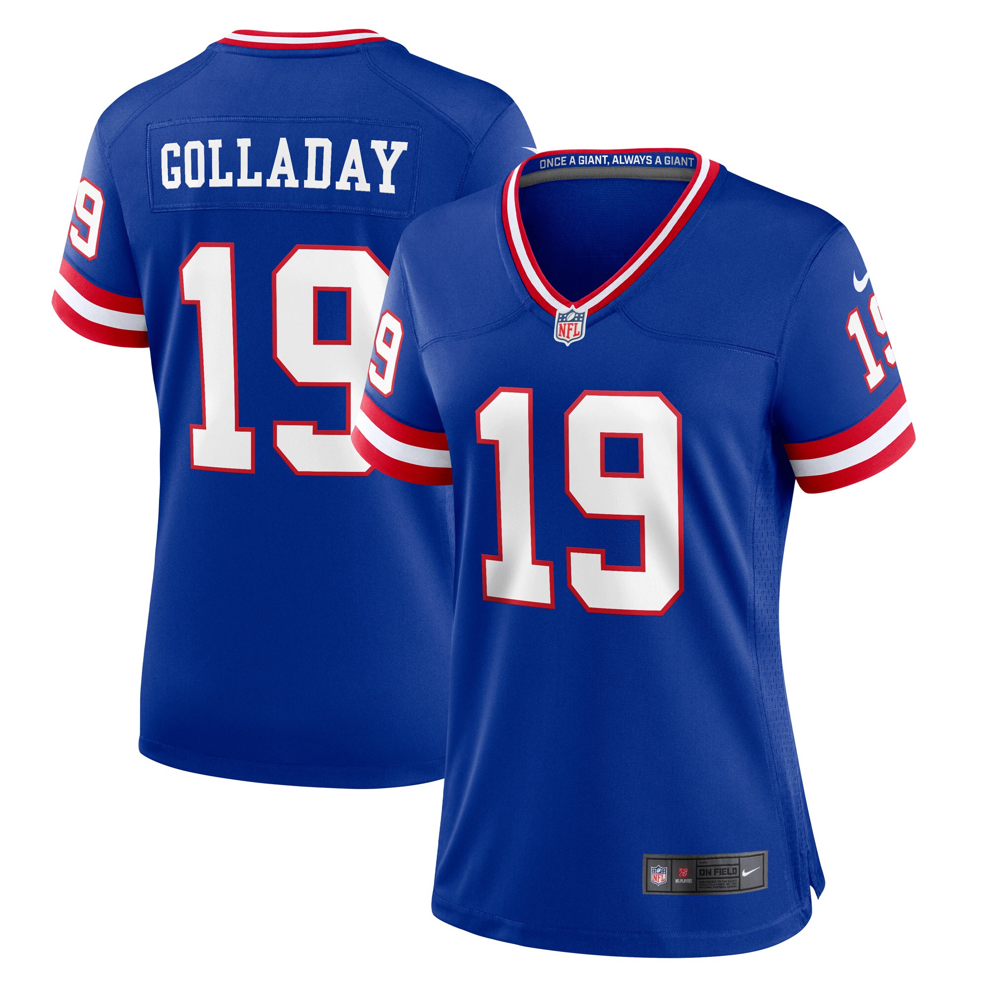 Women's New York Giants Kenny Golladay Nike Royal Classic Player Game ...