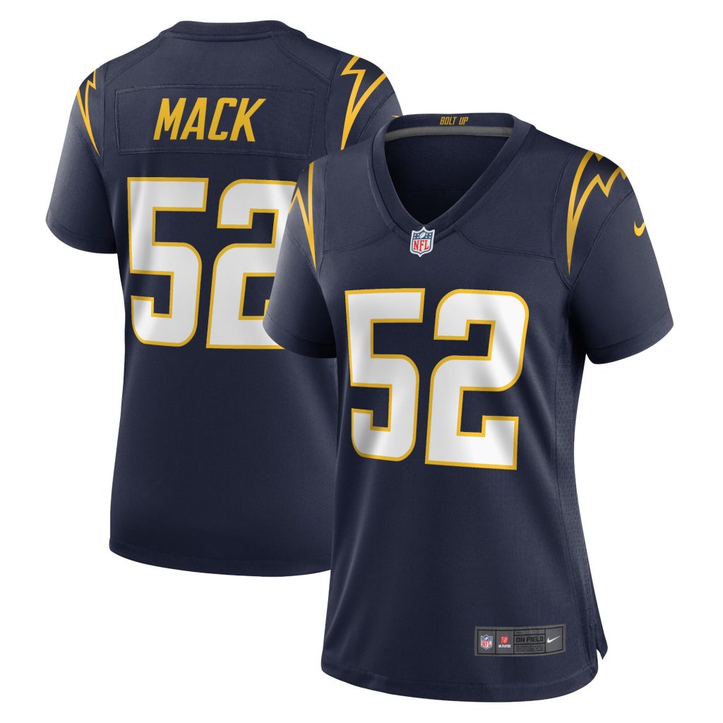 Women's Los Angeles Chargers Khalil Mack Nike Navy Alternate Game Jersey