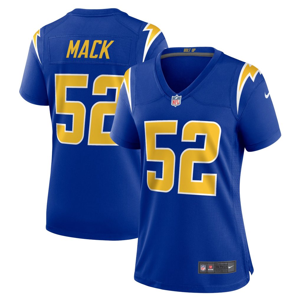 Women's Los Angeles Chargers Khalil Mack Nike Royal Alternate Game Jersey