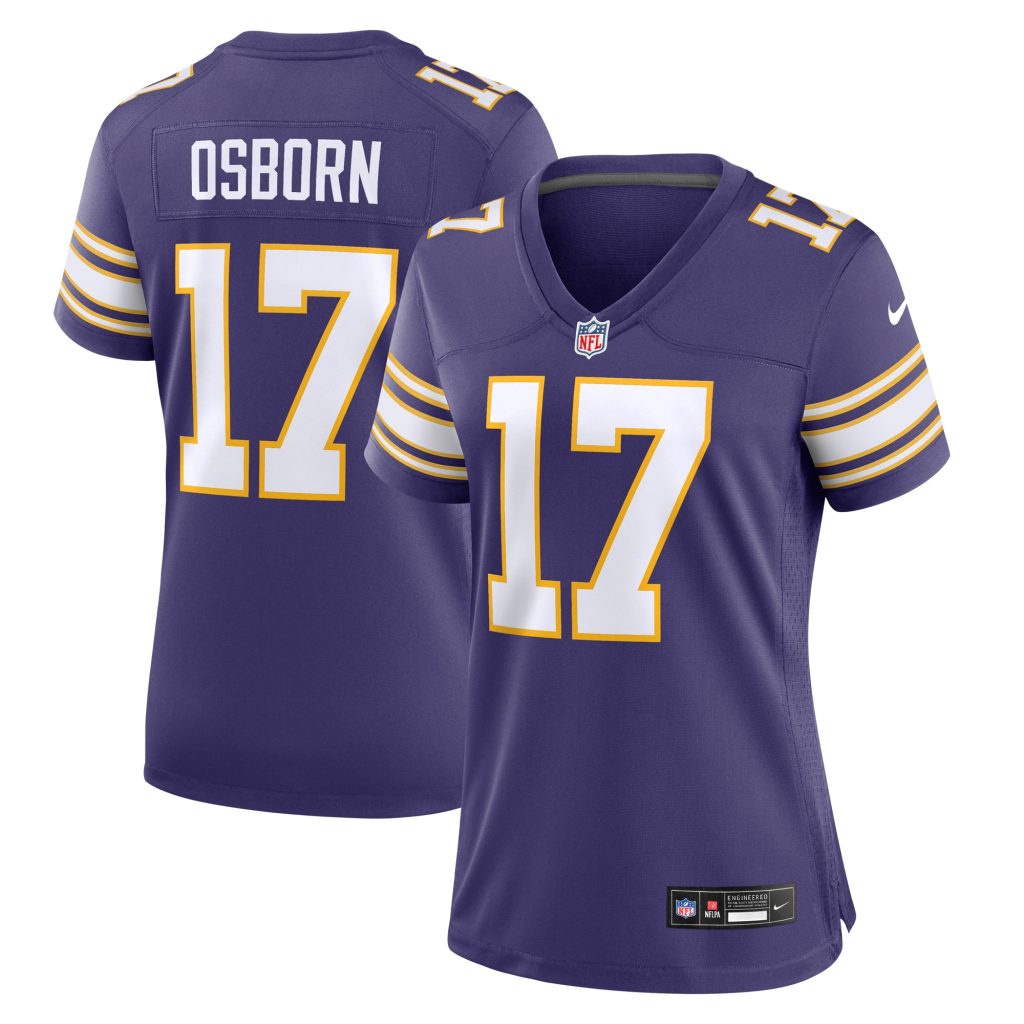 K.J. Osborn Minnesota Vikings Nike Women's Classic Player Game Jersey - Purple