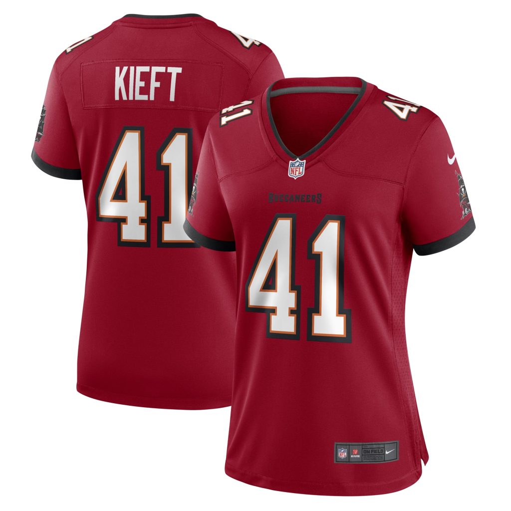 Women's Tampa Bay Buccaneers Ko Kieft Nike Red Game Player Jersey