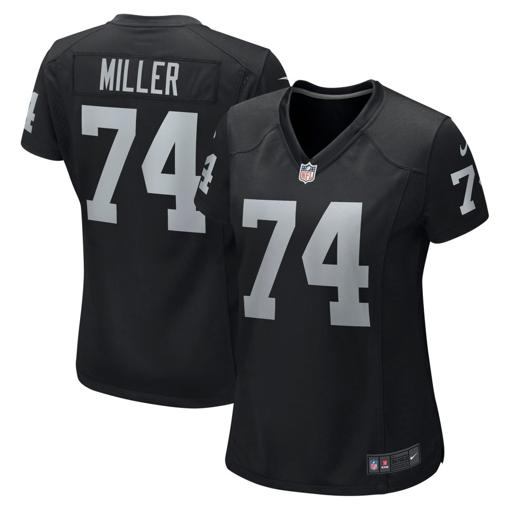 Women's Las Vegas Raiders Kolton Miller Nike Black Game Jersey