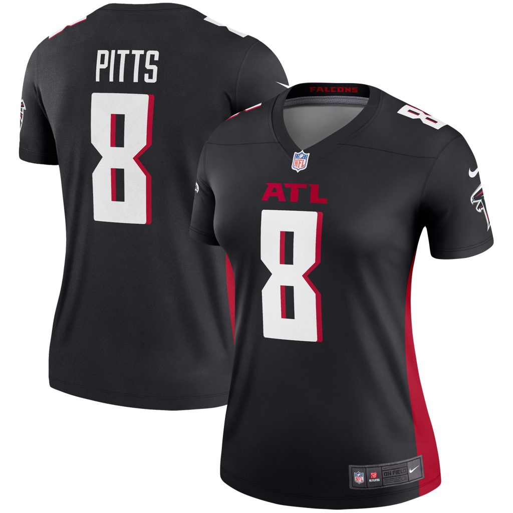 Women's Atlanta Falcons Kyle Pitts Nike Black Legend Jersey