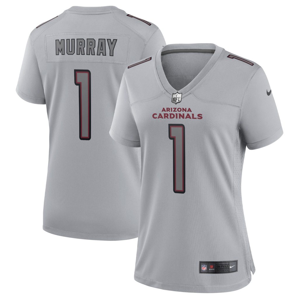 Women's Arizona Cardinals Kyler Murray Nike Gray Atmosphere Fashion Game Jersey