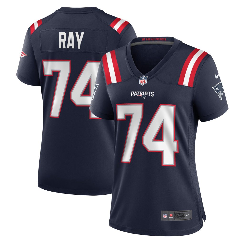 Women's New England Patriots LaBryan Ray Nike Navy Game Player Jersey
