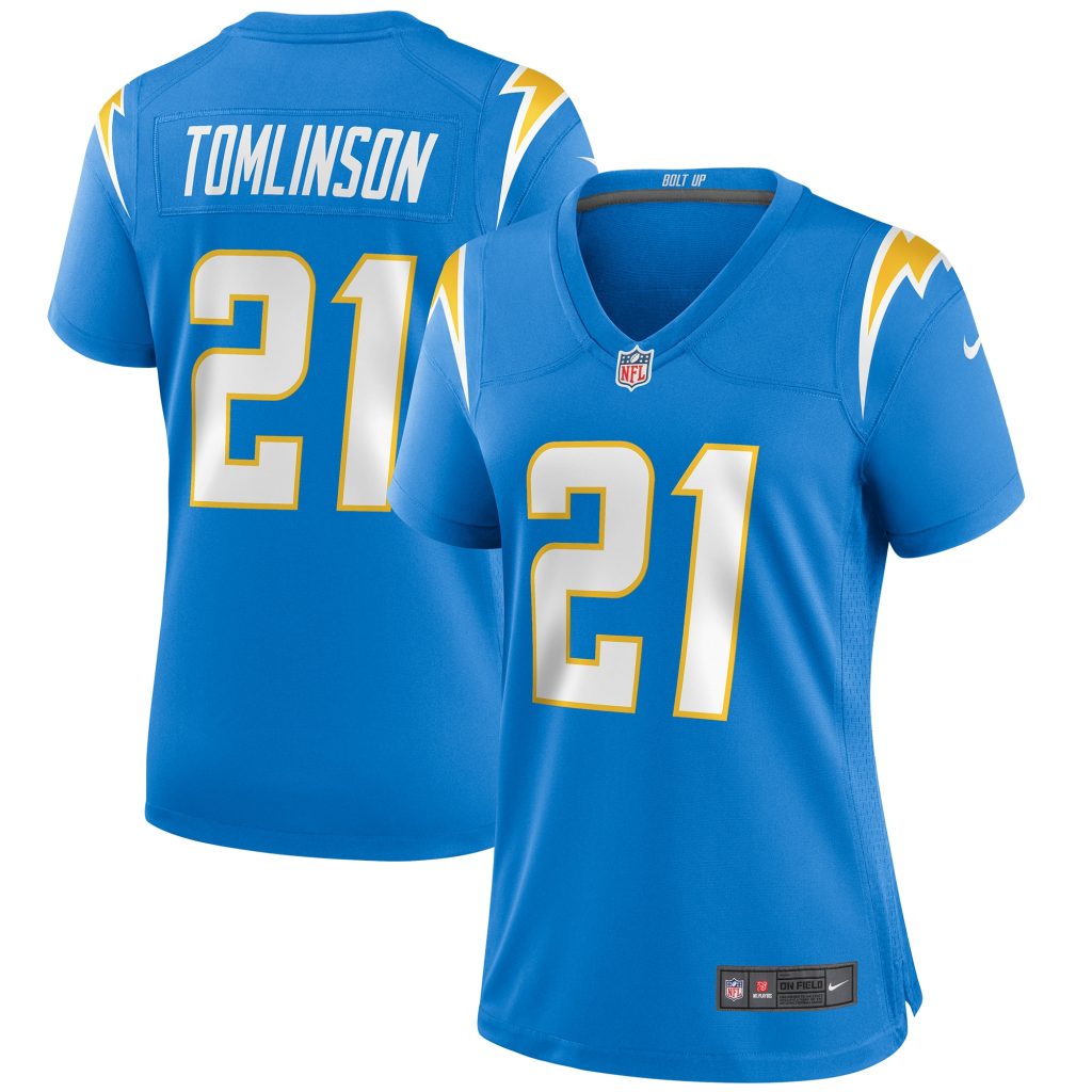 Women's Los Angeles Chargers LaDainian Tomlinson Nike Powder Blue Game Retired Player Jersey