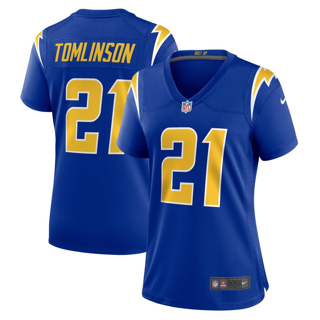 Women's Los Angeles Chargers LaDainian Tomlinson Nike Royal Retired Game Jersey