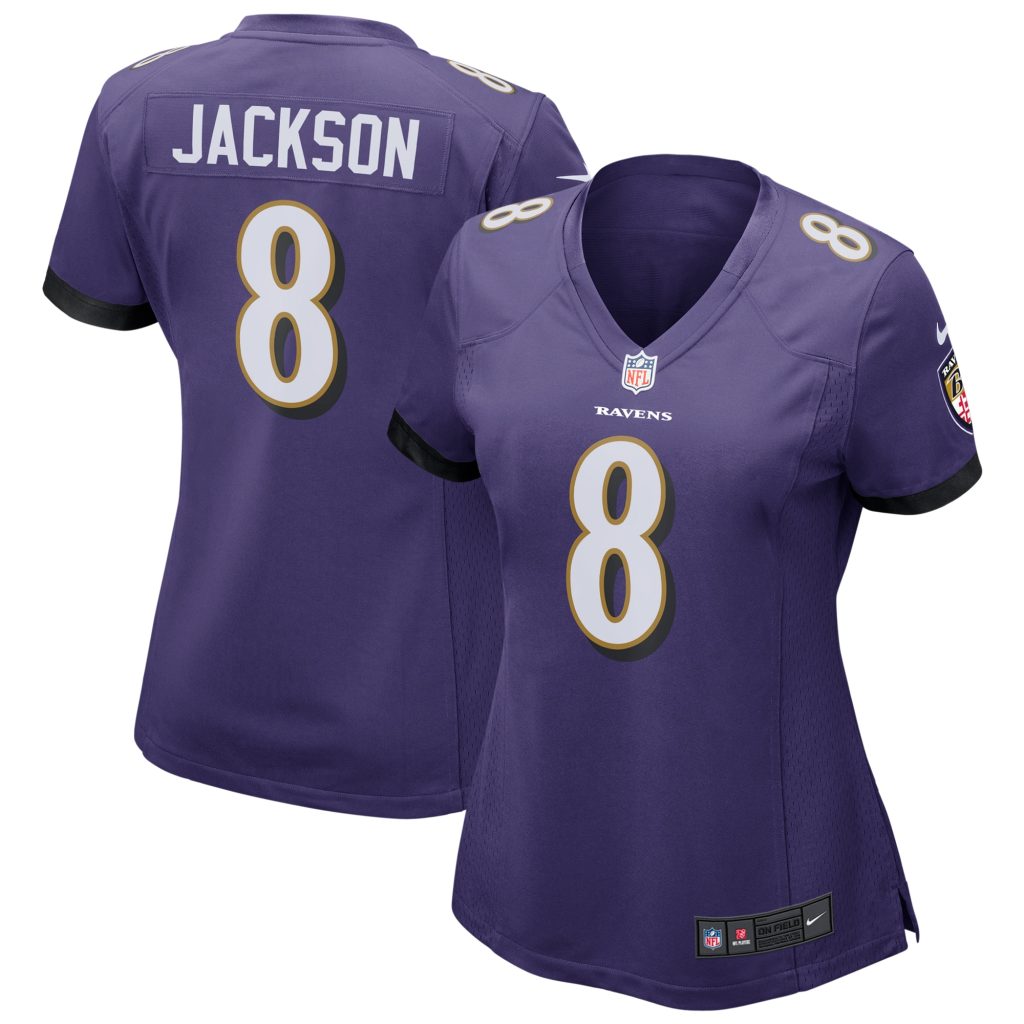 Lamar Jackson Baltimore Ravens Nike Women's Game Jersey - Purple