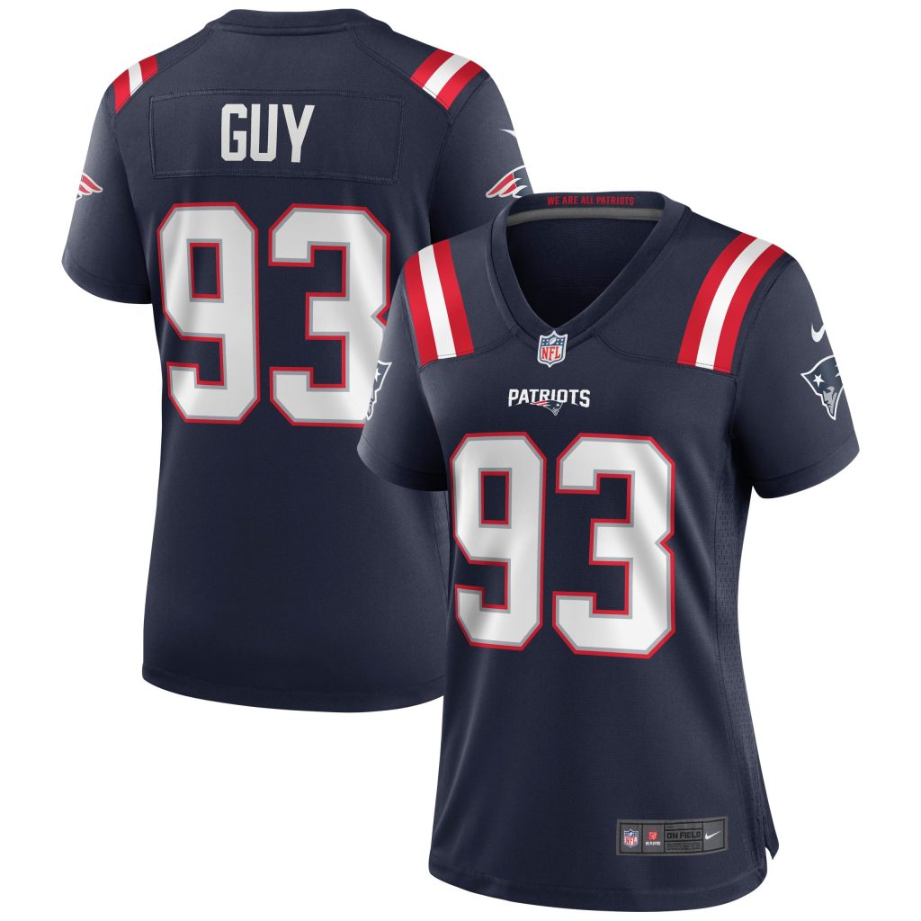Women's New England Patriots Lawrence Guy Nike Navy Game Jersey