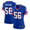 Women's New York Giants Lawrence Taylor Nike Royal Classic Retired Player Game Jersey