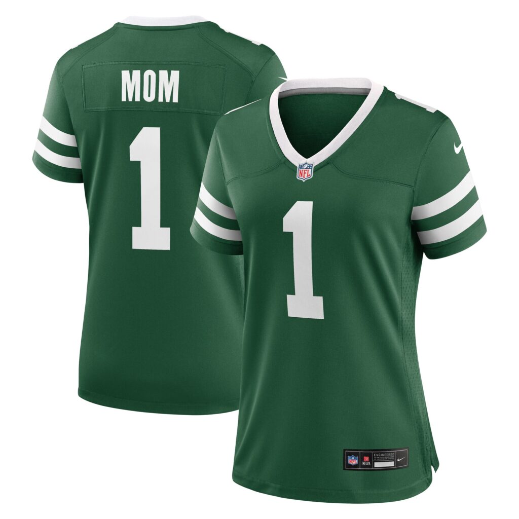 New York Jets Nike Women's #1 Mom Game Jersey - Legacy Green
