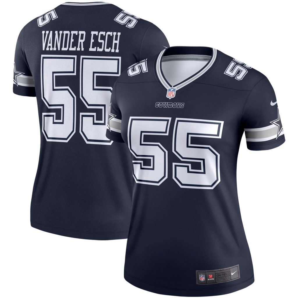 Women's Nike Leighton Vander Esch Navy Dallas Cowboys Legend Player Jersey
