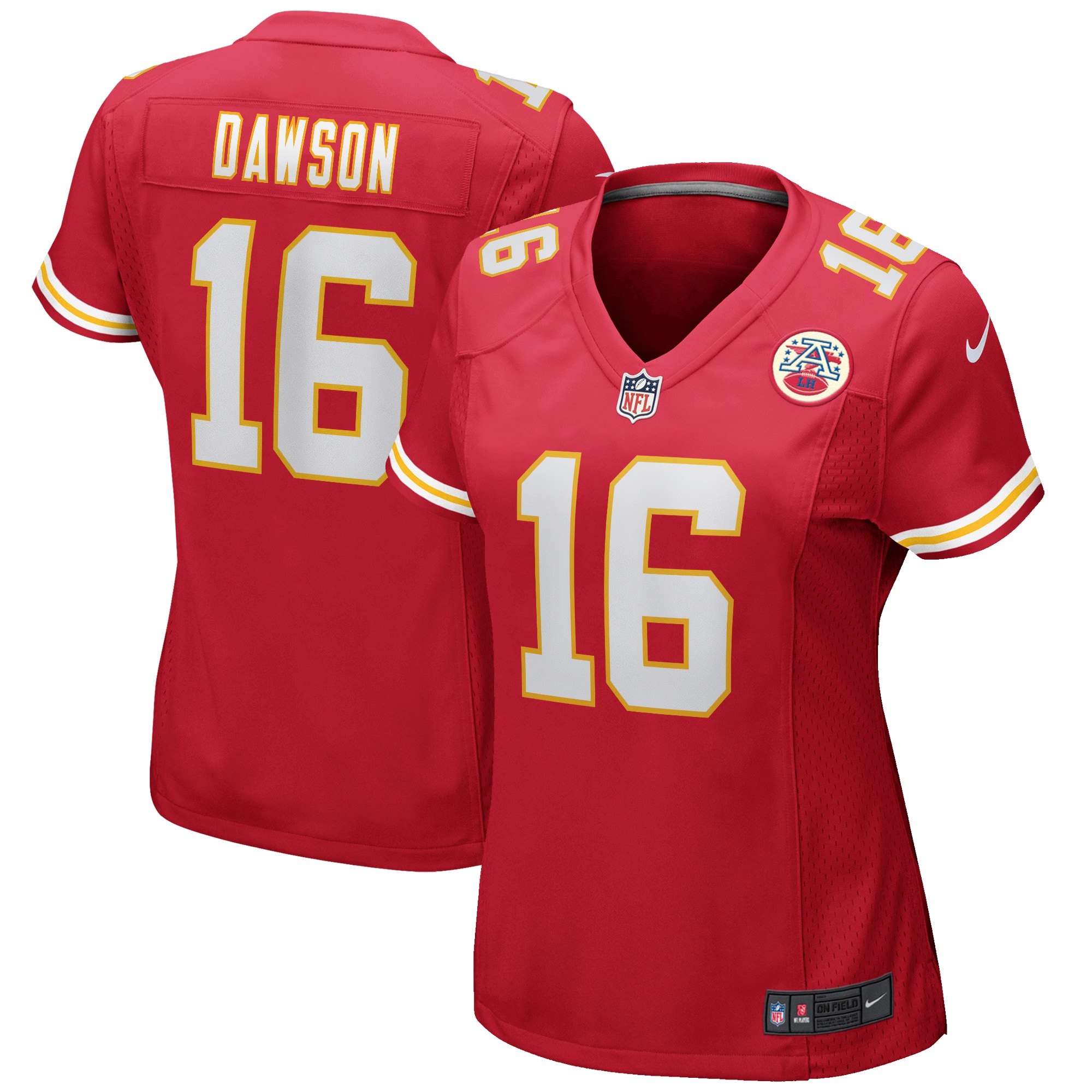 Women's Kansas City Chiefs Len Dawson Nike Red Game Retired Player Jersey