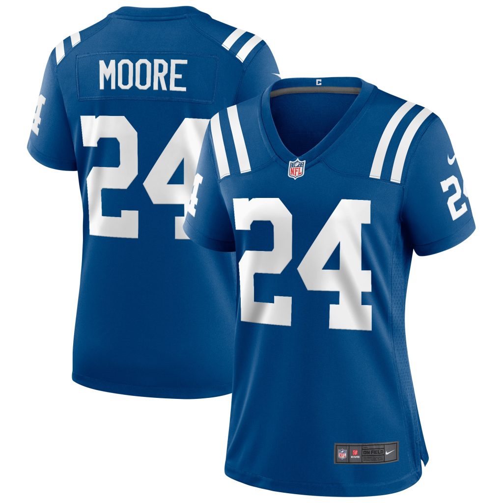Women's Indianapolis Colts Lenny Moore Nike Royal Game Retired Player Jersey